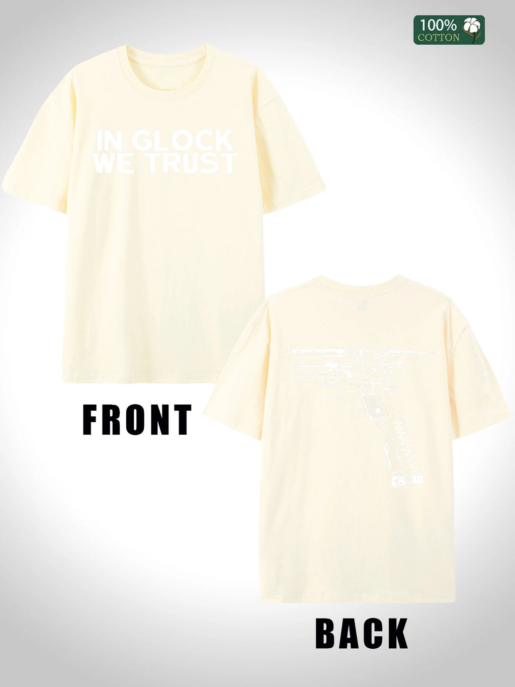 Men's US Stock Cotton T Shirt Festival Gift American Trend Comfort Outfit