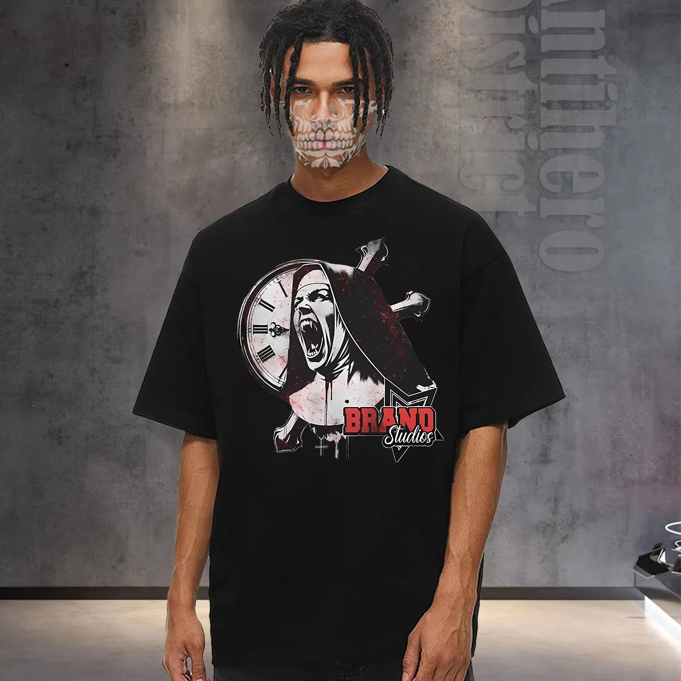 Mens Cotton T Shirt Oversized 5 Color Choices Round Neck Breathable 2025 US Stock