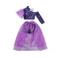 Fashion Girls' Walking Show Fashion Dress Model Photography Purple Suit Children's Jazz Dance Girl Dance Performance Dress Fashi