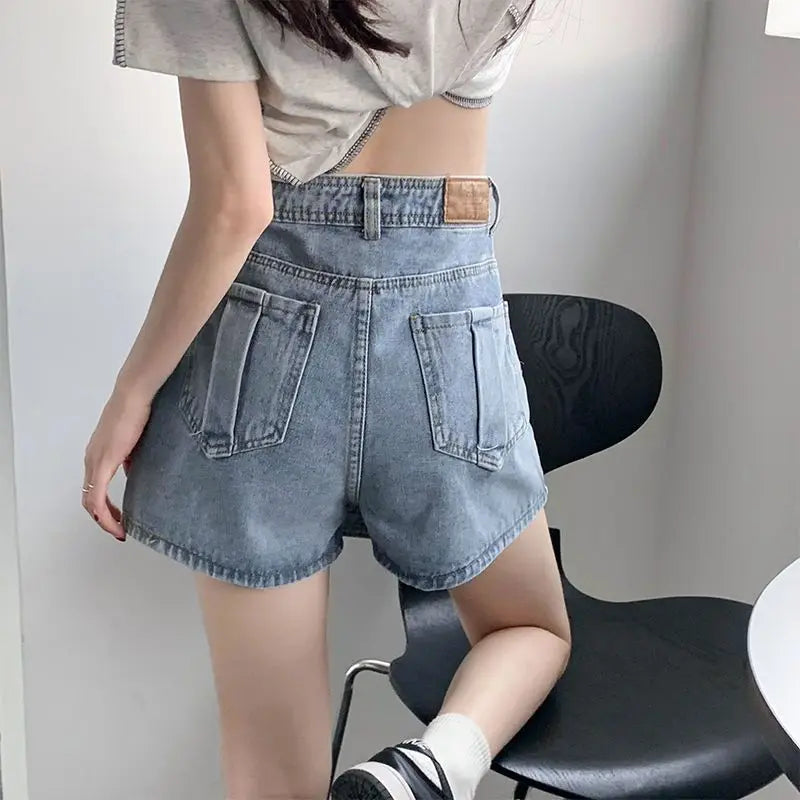 Jeans Skirts for Women High Waist Chorts Pants Woman Denim Skirt Sexy Coquette A Line Stylish Clothing Trend 2025 Aesthetic V
